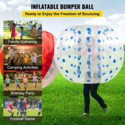 VEVOR Fußball Aufblasbar Spiel Kinder Bumper Ball Bubble Soccer Zorb 1.5M -Geschäft Für Heimwerkzeuge de2F1.5MCQPPQTMLD0001V02Foriginal img v62Fbumper ball f1