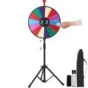 VEVOR 46 Cm Glücksrad Spielzeug Farbe Rad Spiele Für Lotteriespiele Wortspiele,18 Zoll Glücksrad Zum Drehen Acrylplatte Mit PVC-Schaum,54 X 54 X 11 Cm Preisrad Lucky Wheel Mit Stativ -Geschäft Für Heimwerkzeuge de2F18YCSJZCCSZL00001V02Foriginal img v62Fprize wheel m100 1.2