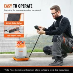 VEVOR Kältemittelwaage 100 Kg Laderückgewinnung Freonwaage, Mit Kabelgebundener Fernbedienung, 5 G Hochpräzise Elektronische Digitale Rückgewinnungsgewichtswaage Mit Koffer Und Trockenbatterie 14 VEVOR Kältemittelwaage 100 Kg Laderückgewinnung Freonwaage, Mit Kabelgebundener Fernbedienung, 5 G Hochpräzise Elektronische Digitale Rückgewinnungsgewichtswaage Mit Koffer Und Trockenbatterie -Geschäft Für Heimwerkzeuge de2F220BLMCYXYKKMJVL1V92Foriginal img v12Frefrigerant scale f5