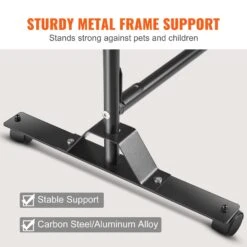 VEVOR Raumteiler Tragbarer Panel-Raumteiler Mit Rollen 118,5"x94,7" Khaki -Geschäft Für Heimwerkzeuge de2FBLP196120INCHJCYWV02Foriginal img v12Froom divider f2