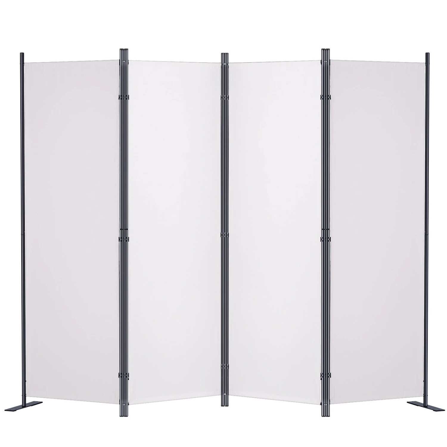 VEVOR Raumteiler, 4-teiliger, Faltbarer Sichtschutz, 224,9 X 30 X 160 Cm, Weiß 3 VEVOR Raumteiler, 4-teiliger, Faltbarer Sichtschutz, 224,9 X 30 X 160 Cm, Weiß