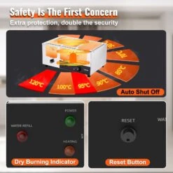 VEVOR Edelstahl Buffetwärmer Speisewärmer 1500 W 3 X 8,8 L Buffetbehälter 176 X 325 X 150 Mm Jede Heizplatte Verwendbar Inkl. Deckel & Ablaufhahn & 12 VEVOR Edelstahl Buffetwärmer Speisewärmer 1500 W 3 X 8,8 L Buffetbehälter 176 X 325 X 150 Mm Jede Heizplatte Verwendbar Inkl. Deckel & Ablaufhahn & -Geschäft Für Heimwerkzeuge de2FBWT338QT1500WDRNAV22Foriginal img v32Fcommercial food warmer f3