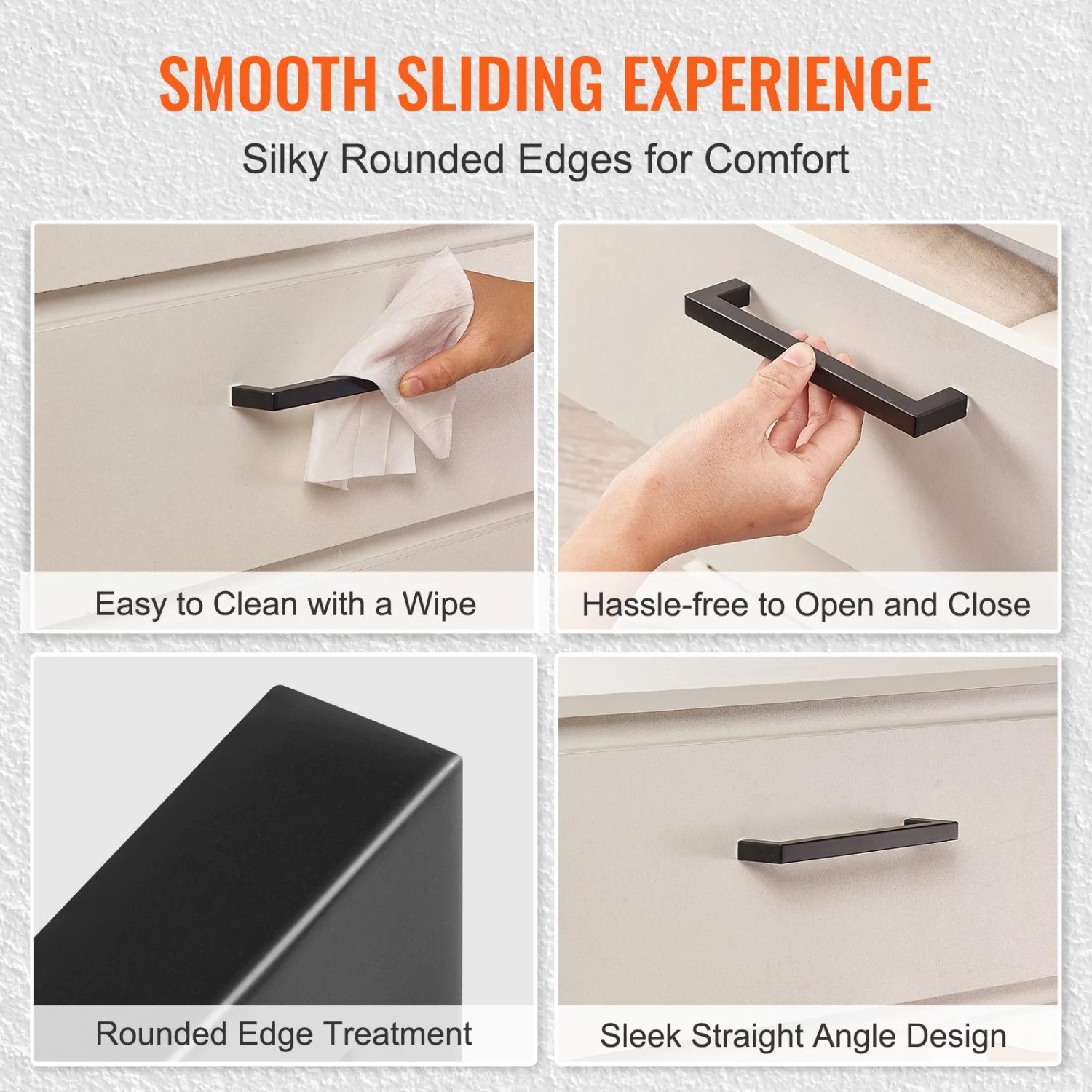 VEVOR 10er-Set Möbelgriff Edelstahl Stangengriff 88x12x35mm Küchengriff Mittenlochabstand 76mm Schrankgriff Dicke Der Schrankplatten Von 1,52 Bis 2cm Oder 1,27 Bis 4cm Türgriffe Schubladengriffe 8 VEVOR 10er-Set Möbelgriff Edelstahl Stangengriff 88x12x35mm Küchengriff Mittenlochabstand 76mm Schrankgriff Dicke Der Schrankplatten Von 1,52 Bis 2cm Oder 1,27 Bis 4cm Türgriffe Schubladengriffe – Bild 6