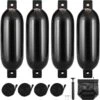VEVOR Fender-Set 4 Aufblasbare Fenders 21,59 X 66,04 Cm Bootsfender, Horizontale Oder Vertikale Montage, Stegfender Langfender Mit 4 Nadeln & Seilen & AufbewahrungstascheHitzebeständig, UV-geschützt -Geschäft Für Heimwerkzeuge de2FCYHX4JZ85YCTMBV9EV02Foriginal img v12Fboat fender m100 1.2
