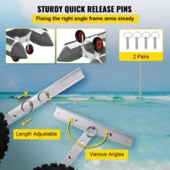 VEVOR Slipräder Starträder 12", Boot Räder Für Aufblasbares Schlauchboot 600 Lbs Tragfähigkeit, Heckräder Schlauchbooträder Zum Ziehen Auf Gras Sand Schmutz Mit 2 Paar Schnellverschlussbolzen 13 VEVOR Slipräder Starträder 12", Boot Räder Für Aufblasbares Schlauchboot 600 Lbs Tragfähigkeit, Heckräder Schlauchbooträder Zum Ziehen Auf Gras Sand Schmutz Mit 2 Paar Schnellverschlussbolzen -Geschäft Für Heimwerkzeuge de2FCYXSLZJB12600U3G8V02Foriginal img v52Flaunching wheels f4