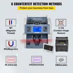 VEVOR Wertzähler Geldzähler Für Gemischte Banknoten, Banknotenzähler Geldzählmaschine 800 Stück/min, Scheinzählmaschine Geldscheinzähler 8 Arbeitsmodi Mit Externer Bildschirm UV MG MT IR 11 VEVOR Wertzähler Geldzähler Für Gemischte Banknoten, Banknotenzähler Geldzählmaschine 800 Stück/min, Scheinzählmaschine Geldscheinzähler 8 Arbeitsmodi Mit Externer Bildschirm UV MG MT IR -Geschäft Für Heimwerkzeuge de2FDCJLSHCIS220VEC3MV22Foriginal img v72Fmoney machine f2