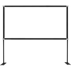 VEVOR Projektionsleinwand Mit Ständer 254 Cm (100") Tragbare Filmleinwand 16:9 Mobiler Beamer Leinwand 226,1x139,7 Cm Outdoor Indoor Projektionswand