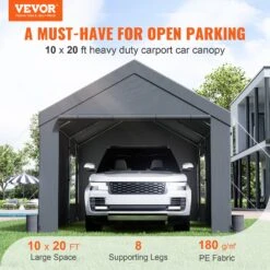 VEVOR Zeltgarage 3 X 6 X 2,8 M Garagenzelt Aus 180 G/m² Doppelseitig Beschichtetes PE Und Verzinktes Stahlrohr Lagerzelt Carport 38 Mm Säulendurchmesser Gerätezelt Für 2–3 Erwachsene Dunkelgrau 9 VEVOR Zeltgarage 3 X 6 X 2,8 M Garagenzelt Aus 180 G/m² Doppelseitig Beschichtetes PE Und Verzinktes Stahlrohr Lagerzelt Carport 38 Mm Säulendurchmesser Gerätezelt Für 2–3 Erwachsene Dunkelgrau -Geschäft Für Heimwerkzeuge de2FFBSJS810X20FT5MK7V02Foriginal img v12Fcar canopy f1