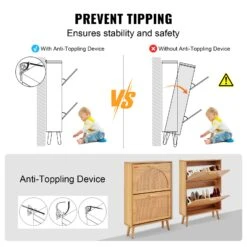 VEVOR Schuhschrank Mit 2 Klappschubladen, Schuhschrank Aus Rattan Für Den Eingangsbereich 15 VEVOR Schuhschrank Mit 2 Klappschubladen, Schuhschrank Aus Rattan Für Den Eingangsbereich -Geschäft Für Heimwerkzeuge de2FFCXJ2C2028IN2GSYGV02Foriginal img v12Fshoe cabinet f6