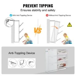 VEVOR Schuhschrank Mit 3 Ausklappbaren Schubladen, Schuhaufbewahrungsschrank Für Den Eingangsbereich 15 VEVOR Schuhschrank Mit 3 Ausklappbaren Schubladen, Schuhaufbewahrungsschrank Für Den Eingangsbereich -Geschäft Für Heimwerkzeuge de2FFCXJ3C2028INQX03MV02Foriginal img v12Fshoe cabinet f6