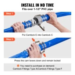 VEVOR Rückspülschlauch PVC-Ablaufschlauch 2 Zoll X 50 Fuß Mit Camlock C- Und E-Anschlüssen 12 VEVOR Rückspülschlauch PVC-Ablaufschlauch 2 Zoll X 50 Fuß Mit Camlock C- Und E-Anschlüssen -Geschäft Für Heimwerkzeuge de2FFCXRG250FTPVCM9TXV02Foriginal img v12Fbackwash hose f3