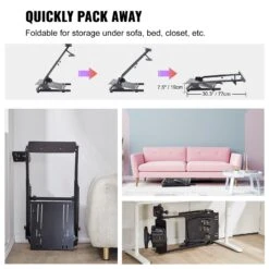 VEVOR G920 Lenkradständer Für Logitech G27 G25 Und G29 Lenkrad Gaming Lenkradständer Racing Lenkradständer Mit V2 Schalthebelhalterung -Geschäft Für Heimwerkzeuge de2FG920YXARTZDJ00001V02Foriginal img v122Fracing wheel stand f5