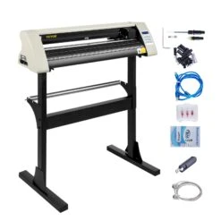 VEVOR 720mm Vinyl Cutter 28 Zoll Vinyl Cutter Plotter Maschine Weiß Vinyl Schneideplotter 630 Mm Schneidbreite Cutting Plotter Device Schneider Plotter Mit Ständer