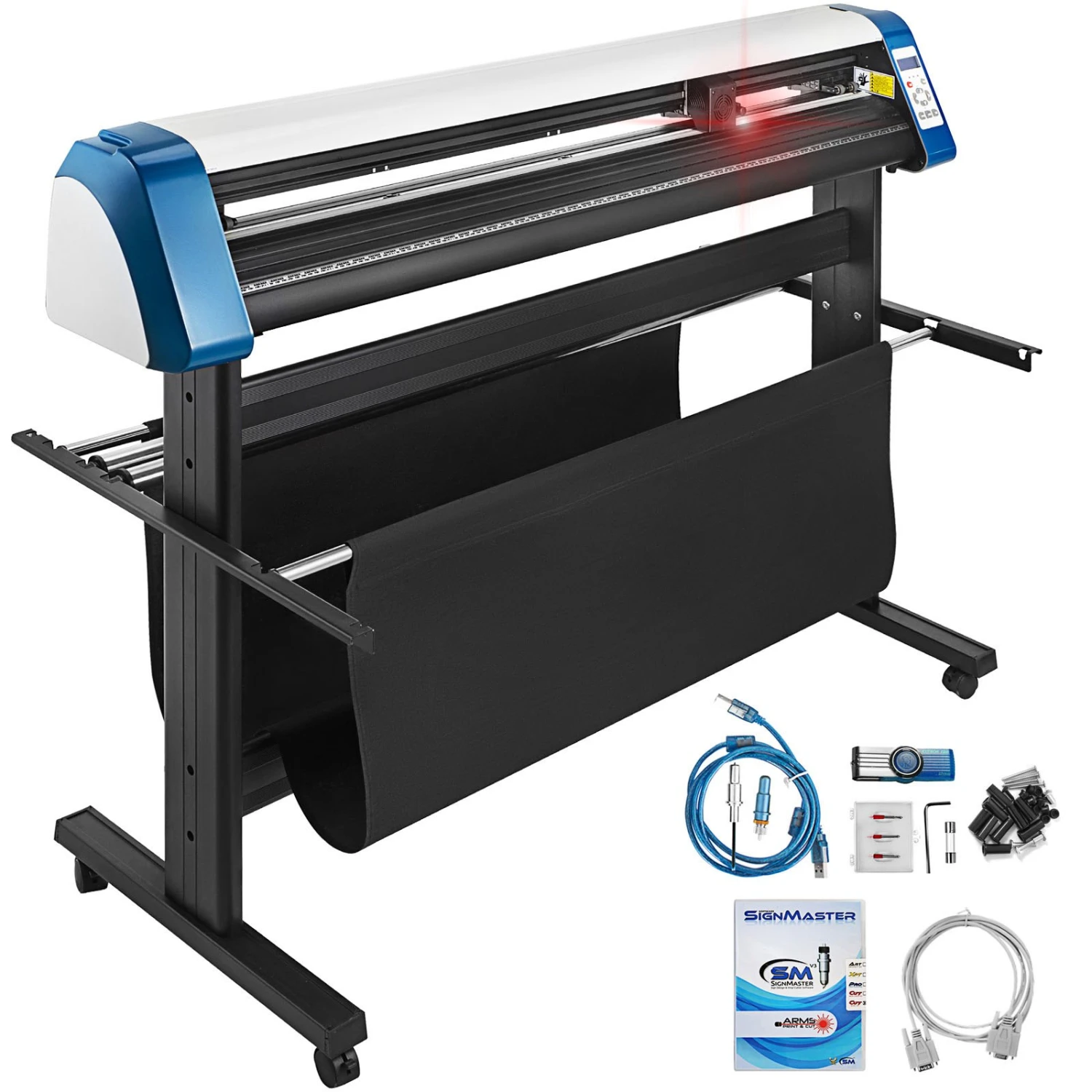 VEVOR 53-Zoll Halbautomatischer Konturen-Vinyl-Schneideplotter Manuelle Positionierung 3 VEVOR 53-Zoll Halbautomatischer Konturen-Vinyl-Schneideplotter Manuelle Positionierung