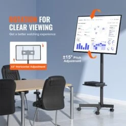 VEVOR TV Ständer Mit Rollen Universal 1430–1538 Mm Höhenverstellbar, 100 X 100 Mm / 400 X 400 Mm, 39,9 Kg Belastbarer Bodenständer Standfuß Passend Für 58,42-152,4 Cm Fernsehen, TV-Halterung 10 VEVOR TV Ständer Mit Rollen Universal 1430–1538 Mm Höhenverstellbar, 100 X 100 Mm / 400 X 400 Mm, 39,9 Kg Belastbarer Bodenständer Standfuß Passend Für 58,42-152,4 Cm Fernsehen, TV-Halterung -Geschäft Für Heimwerkzeuge de2FLDDSZJKYDLY60F75FV02Foriginal img v12Ffloor tv stand f2