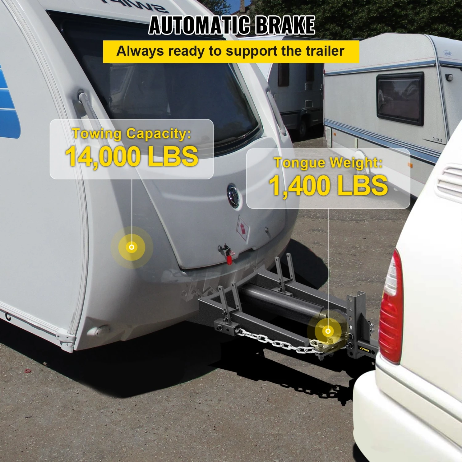 VEVOR Gewichtsverteilerkupplung 45,7 Cm Kettenlänge Anhängerkupplung, 8 Mm Kettendurchmesser Ackerschienendreieck, 635 Kg Gewichtskapazität Kupplungsträger, Für Unterlegkupplung Mit Klemmverschlüssen 7 VEVOR Gewichtsverteilerkupplung 45,7 Cm Kettenlänge Anhängerkupplung, 8 Mm Kettendurchmesser Ackerschienendreieck, 635 Kg Gewichtskapazität Kupplungsträger, Für Unterlegkupplung Mit Klemmverschlüssen – Bild 5