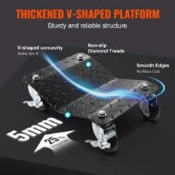 VEVOR Tragbarer Reifenwagen 4 Stk. 3000 Kg Belastbar Elektrofahrzeug-Notfallwagen 4-Rad-Reifenwagen Robuster, Mobiler Trolley, Stahlwagen Reifenhalter, Geeignet Für Auto, Motorräder Pickups Usw. 12 VEVOR Tragbarer Reifenwagen 4 Stk. 3000 Kg Belastbar Elektrofahrzeug-Notfallwagen 4-Rad-Reifenwagen Robuster, Mobiler Trolley, Stahlwagen Reifenhalter, Geeignet Für Auto, Motorräder Pickups Usw. -Geschäft Für Heimwerkzeuge de2FNASLSBY415002SZ5TV02Foriginal img v12Fwheel dolly f4