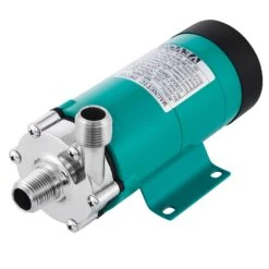 VEVOR Bierpumpe Mit 1/2-Zoll MPT-Einlass/Auslass, Magnetic Brewing Bierpumpe Mit Lebensmittelqualität Edelstahl Kopf, Hochtemperaturbeständige Antriebspumpe Magnet Brau Bierpumpe Für Homebrew