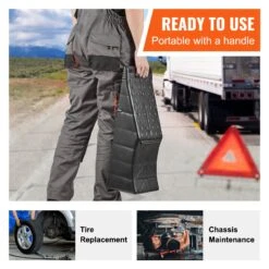 VEVOR Auto-Kunststoff-Tandemrad-Wechselrampe Für Wohnwagen, Wohnmobil, 20.000 Lbs, 1er-Pack -Geschäft Für Heimwerkzeuge de2FQ2000055INCH1XYL3V02Foriginal img v12Fcar service ramps f5