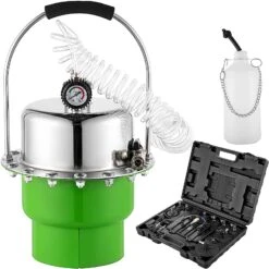 Pneumatisches Bremsenentlüftungsgerät Bremsen-Entlüftergerät 5L Entlüftungsbehälter Grün Für Eine Professionelle Werkstatt, Ein-Mann-Betrieb Usw.