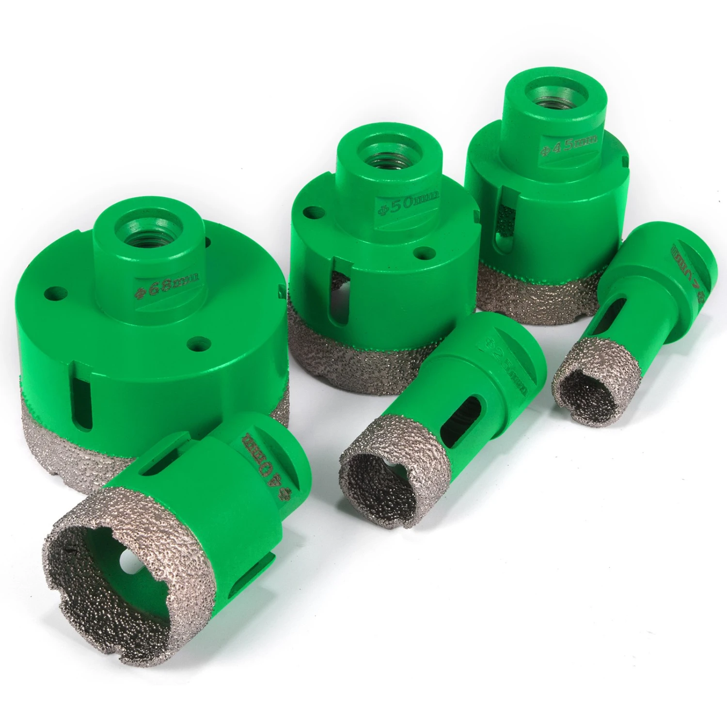 VEVOR Lochsägensatz Diamant Lochsägen-Set Fliesenbohrer Lochsäge M14 Gewinde Diamantbohrer 60 Mm Bohrerlänge Glasbohrer Mit 6 Bohrern Werkzeugkasten 3 VEVOR Lochsägensatz Diamant Lochsägen-Set Fliesenbohrer Lochsäge M14 Gewinde Diamantbohrer 60 Mm Bohrerlänge Glasbohrer Mit 6 Bohrern Werkzeugkasten