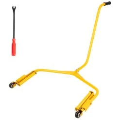 VEVOR 204 Kg Reifenmontiergerät Rad Gelb, 450lbs Reifenmontagehilfe, Reifenwechsler, Reifenmontiermaschine, Reifenmontagegerät Für Auto, Reifenmontagegerät Für Auto, Reifenmontiergerät Reifenmontag