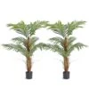 VEVOR 2x Areca Catechu Künstlich 800x800x1219mm Kunstpflanze PE Künstliche Pflanzen Plastikpflanzen Im Topf Betelnusspalme Geruchslos Wasserdicht Ideal Für Schlafzimmer Arbeitszimmer Wohnzimmer -Geschäft Für Heimwerkzeuge de2FRZRDZW4FT2BLDY2FIV02Foriginal img v12Fartificial trees m100 1.2
