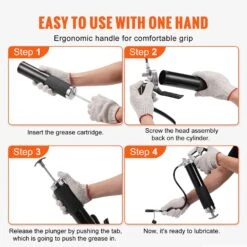 VEVOR Fettpistole Mit Pistolengriff, 6000 PSI, 140 Z, Robuster, Manueller Fettpressen-Flexschlauch 13 VEVOR Fettpistole Mit Pistolengriff, 6000 PSI, 140 Z, Robuster, Manueller Fettpressen-Flexschlauch -Geschäft Für Heimwerkzeuge de2FSDHYQZXSQSW18DE5JV02Foriginal img v12Fgrease gun f4