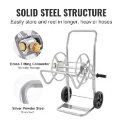 VEVOR Schlauchtrommelwagen 200 Fuß. Robuste Wasserbepflanzung Für Den Garten Mit Rädern 11 VEVOR Schlauchtrommelwagen 200 Fuß. Robuste Wasserbepflanzung Für Den Garten Mit Rädern -Geschäft Für Heimwerkzeuge de2FSGJPC2GG200FE39LAV02Foriginal img v12Fhose reel cart f2