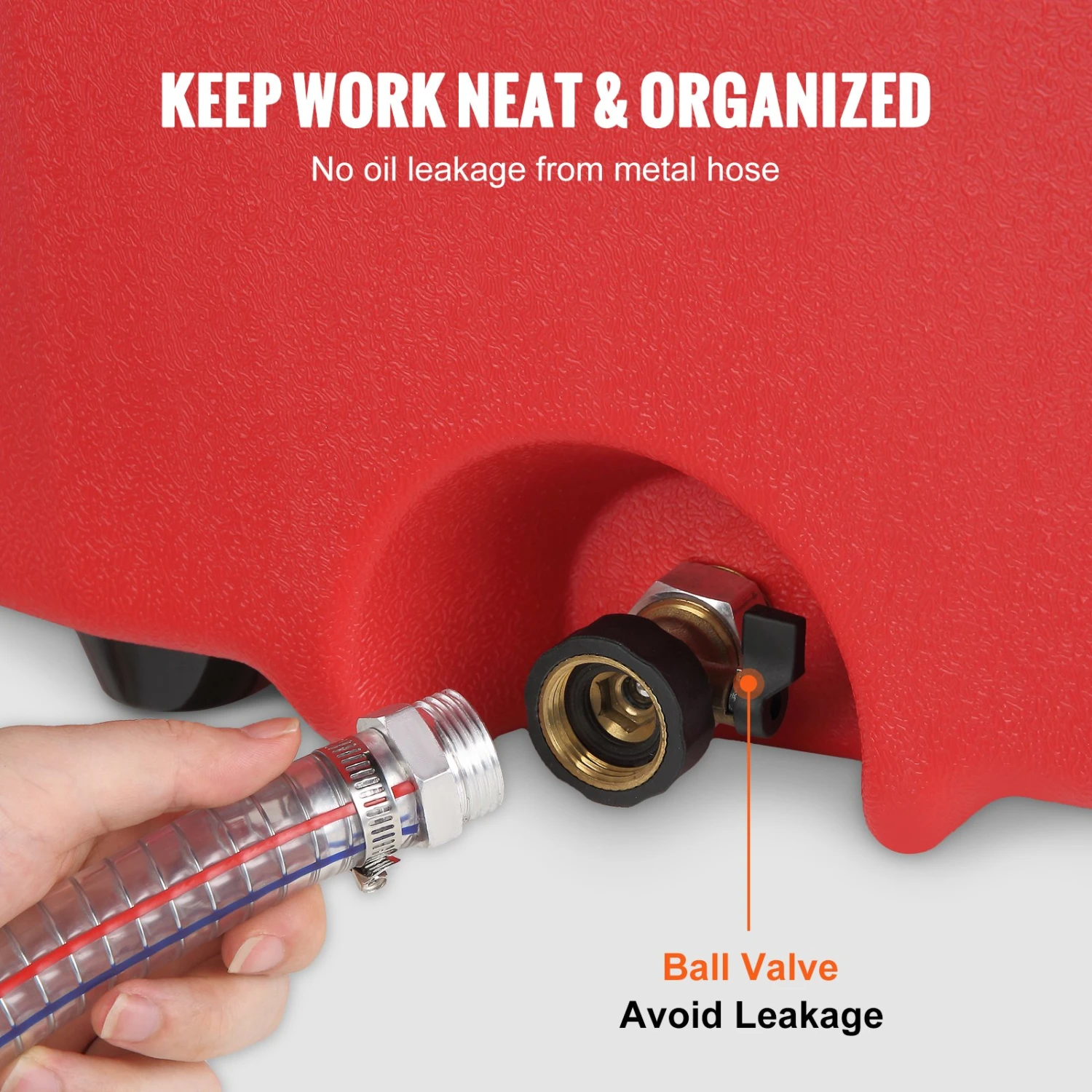 VEVOR 16 Gallonen Kraftstoff-Caddy Tragbarer Gasspeichertank 7,8 L/min Mit Manueller Düse 7 VEVOR 16 Gallonen Kraftstoff-Caddy Tragbarer Gasspeichertank 7,8 L/min Mit Manueller Düse – Bild 5