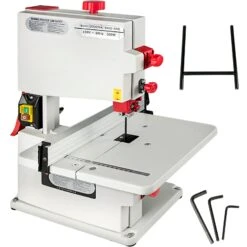 VEVOR 8 Inch Benchtop Bandsaw 350W 80mm Bandsäge Metallbandsäge Tischbandsäge Für Holzbearbeitung Verstellbare Arbeitsfläche