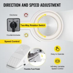 VEVOR Ceramic Wheel Machine 350W Electric Pottery 25cm Keramik Radmaschine 220V Radmaschine DIY Mit Sculpting Set Elektrische Töpferscheibe Maschine Mit Fußpedale Und Waschbecken -Geschäft Für Heimwerkzeuge de2FTYLPJCXJTTSJXPTJ1V22Foriginal img v72Fpottery wheel f2