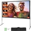 VEVOR Projektion Beamer Leinwand Mit Ständer 120 Zoll HD 4K Outdoor Indoor Projektor Screen Schnelles Klappbare Tragbare Filmleinwand 16: 9 Für Heimkino, Camping, Freizeitveranstaltungen Usw. Schwarz -Geschäft Für Heimwerkzeuge de2FTYPM20ZJSPJ15KMU2V02Foriginal img v22Fprojection screen m100 1.2