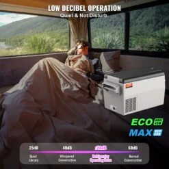 VEVOR Autokühlschrank, 12-Volt-Autokühlschrank, Tragbarer 32-Liter-Gefrierschrank Mit Zwei Zonen, Einstellbarer Bereich Von -4 ℉ Bis 50 ℉, 12/24 V DC Und 100-240 V AC-Kompressorkühler Outdoor -Geschäft Für Heimwerkzeuge de2FWLCGXCZBXZ32L77H6V22Foriginal img v12Fcar refrigerator f3