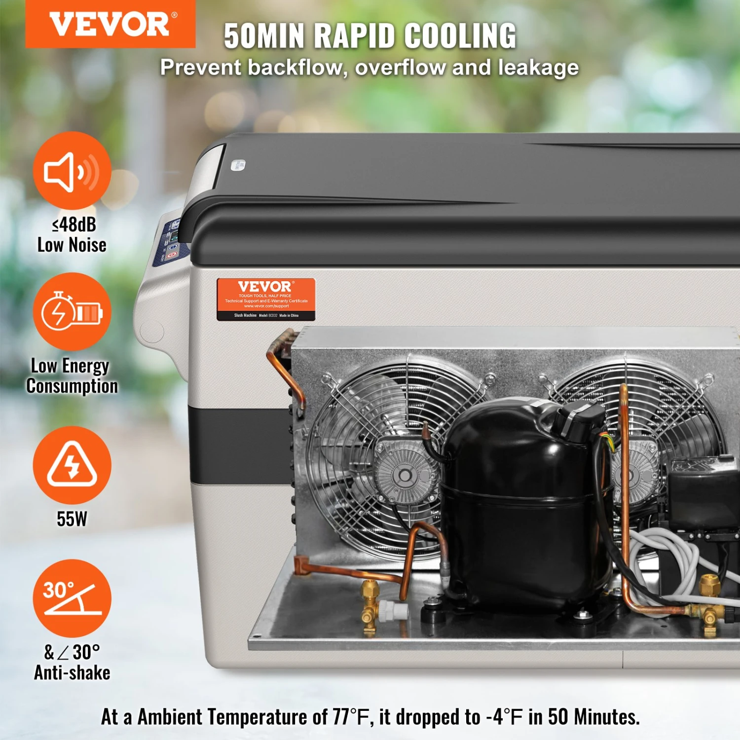 VEVOR Autokühlschrank, 12-Volt-Autokühlschrank, Tragbarer 42-Liter-Gefrierschrank Mit Zwei Zonen, Einstellbarer Bereich Von -4 ℉ Bis 50 ℉, 12/24 V DC Und 100-240 V AC-Kompressorkühler Outdoor 4 VEVOR Autokühlschrank, 12-Volt-Autokühlschrank, Tragbarer 42-Liter-Gefrierschrank Mit Zwei Zonen, Einstellbarer Bereich Von -4 ℉ Bis 50 ℉, 12/24 V DC Und 100-240 V AC-Kompressorkühler Outdoor – Bild 2