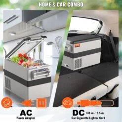 VEVOR Autokühlschrank, 12-Volt-Autokühlschrank, Tragbarer 42-Liter-Gefrierschrank Mit Zwei Zonen, Einstellbarer Bereich Von -4 ℉ Bis 50 ℉, 12/24 V DC Und 100-240 V AC-Kompressorkühler Outdoor 14 VEVOR Autokühlschrank, 12-Volt-Autokühlschrank, Tragbarer 42-Liter-Gefrierschrank Mit Zwei Zonen, Einstellbarer Bereich Von -4 ℉ Bis 50 ℉, 12/24 V DC Und 100-240 V AC-Kompressorkühler Outdoor -Geschäft Für Heimwerkzeuge de2FWLCGXCZBXZ42LT7HMV22Foriginal img v12Fcar refrigerator f5