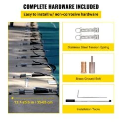 Rechteckige Sicherheitsnetz-Schwimmbadabdeckung 20X40 FT Grün Winter Outdoor -Geschäft Für Heimwerkzeuge de2FYYCM20X40YCYCG001V02Foriginal img v12Fpool cover f3