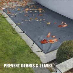 VEVOR Pool Abdeckplane Rechteckig 3,5 X 6 M Schwimmbadabdeckung PVC Holzkohle Poolabdeckung Wasserdicht Poolüberdachung Winterabdeckplane Rechteck Poolplane Schmutzabweisende Abdeckplane Für Pool -Geschäft Für Heimwerkzeuge de2FYYCM3.5X6MWYMS001V02Foriginal img v82Fpool cover m100 5