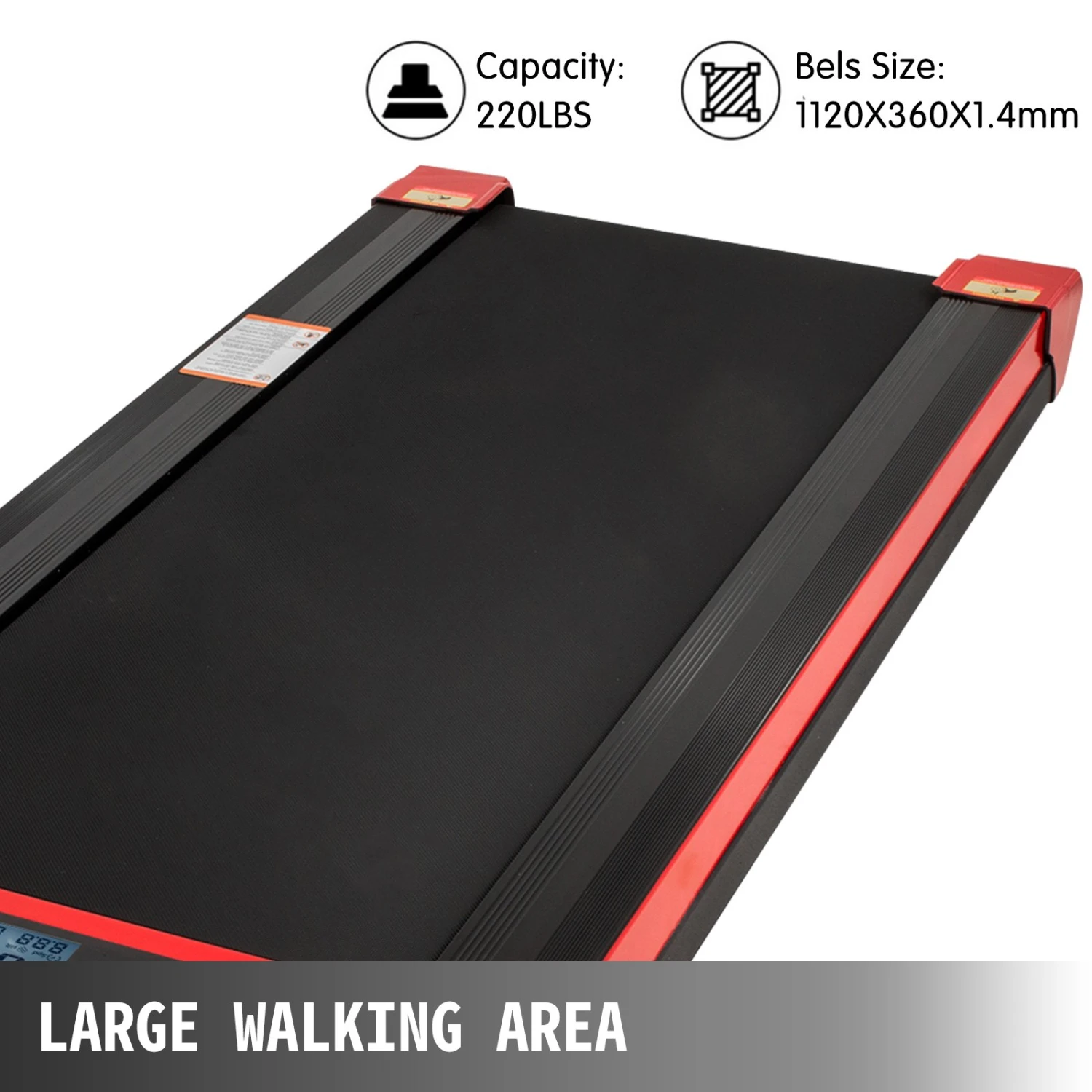 VEVOR Laufband Für Unter Schreibtisch Laufband Klappbar Fitnessgerät Kapazität 100 Kg Lauftraining Kompakt Kein Handlauf Im Büro Zu Hause Heimtrainer Professionell 5 VEVOR Laufband Für Unter Schreibtisch Laufband Klappbar Fitnessgerät Kapazität 100 Kg Lauftraining Kompakt Kein Handlauf Im Büro Zu Hause Heimtrainer Professionell – Bild 3