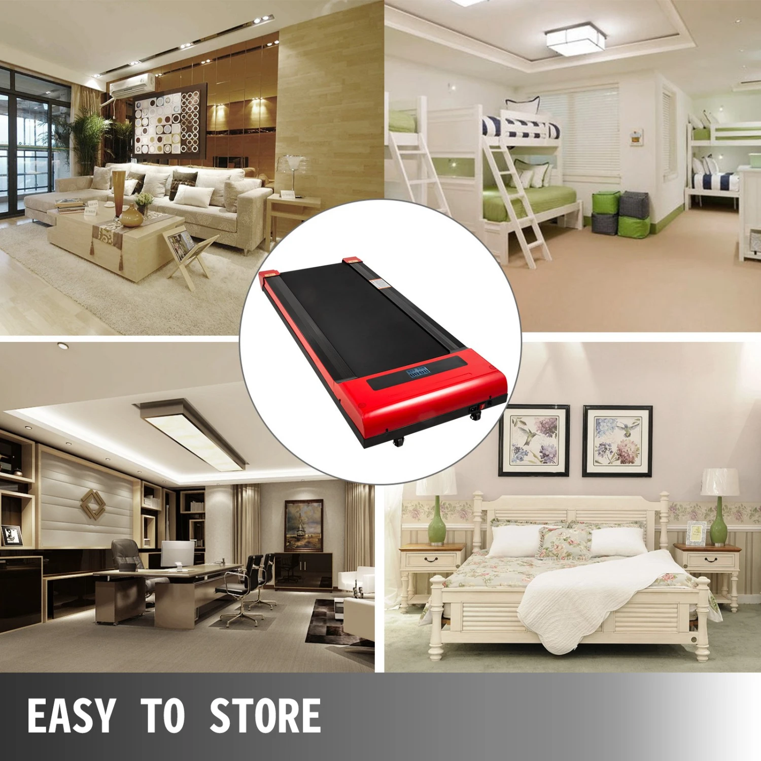 VEVOR Laufband Für Unter Schreibtisch Laufband Klappbar Fitnessgerät Kapazität 100 Kg Lauftraining Kompakt Kein Handlauf Im Büro Zu Hause Heimtrainer Professionell 9 VEVOR Laufband Für Unter Schreibtisch Laufband Klappbar Fitnessgerät Kapazität 100 Kg Lauftraining Kompakt Kein Handlauf Im Büro Zu Hause Heimtrainer Professionell – Bild 7