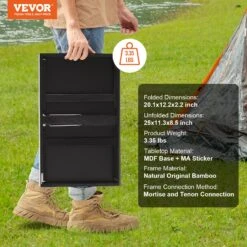 VEVOR Frühstückstablett Bambus Betttablett 612x310x221 Mm, Serviertablett Betttisch Mit Klappbaren Beinen Knietisch, Essenstablett Auch Als Laptop-Schreibtisch, Notebook-Tisch Neigbare Arbeitsfläche 15 VEVOR Frühstückstablett Bambus Betttablett 612x310x221 Mm, Serviertablett Betttisch Mit Klappbaren Beinen Knietisch, Essenstablett Auch Als Laptop-Schreibtisch, Notebook-Tisch Neigbare Arbeitsfläche -Geschäft Für Heimwerkzeuge de2FZCTP1JT19712MENEYV02Foriginal img v12Fbed tray table f6