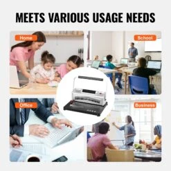 VEVOR Spiralbindegerät, Manueller Buchmacher Mit Elektrischer Bindung, 46-Loch-Bindung, 500 Blatt Stanzbinder, Mit 100 Stück 5/16 Zoll Spiralbinderücken, Für Briefformat, A4, A5 Spiralbindemaschine -Geschäft Für Heimwerkzeuge de2FZDJ20XQSSDDKSX71ZV22Foriginal img v12Fbinding machine f5