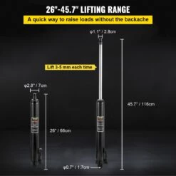 VEVOR Hydraulischer Ram Wagenheber Manuelle Einzelpumpe 3T Motorhub Hubarbeitsbühne -Geschäft Für Heimwerkzeuge de2FZGYYQJDHSDG3T08KDV02Foriginal img v12Flong ram jack f2