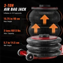 VEVOR Karosserierichtmaschine, Karosserieabzieher Mit 6 Tonnen Zugkraft, Karosserierichtmaschine Mit Schwenkmast, Hydraulische Fußpumpe -Geschäft Für Heimwerkzeuge de2FZHSKU000000000000592Foriginal img v12Fauto body puller frame straightener f5