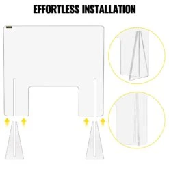 VEVOR Schreibtisch Trennwand Plexiglas, 60 X 60 Cm Spuckschutz, Acrylglas Sichtschutz Thekenaufsatz Durchreiche Lärm Reduzieren Physische Trennung Banken Kliniken Schulen Büro 14 VEVOR Schreibtisch Trennwand Plexiglas, 60 X 60 Cm Spuckschutz, Acrylglas Sichtschutz Thekenaufsatz Durchreiche Lärm Reduzieren Physische Trennung Banken Kliniken Schulen Büro -Geschäft Für Heimwerkzeuge de2FZMDBYKLGB24X24001V02Foriginal img v42Fsneeze guard m100 6